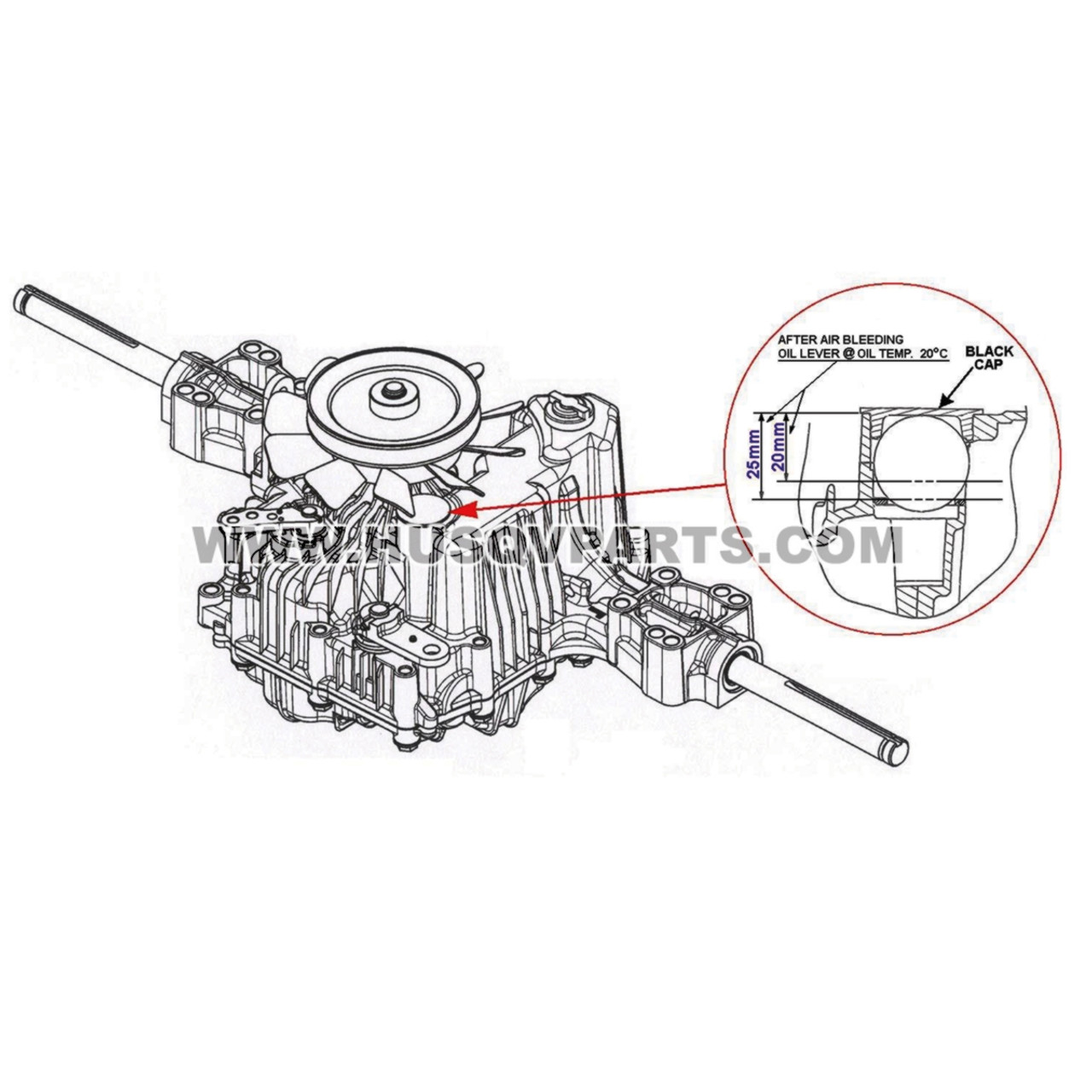 Husqvarna Lgt2654 Transmission 532426119 Oem