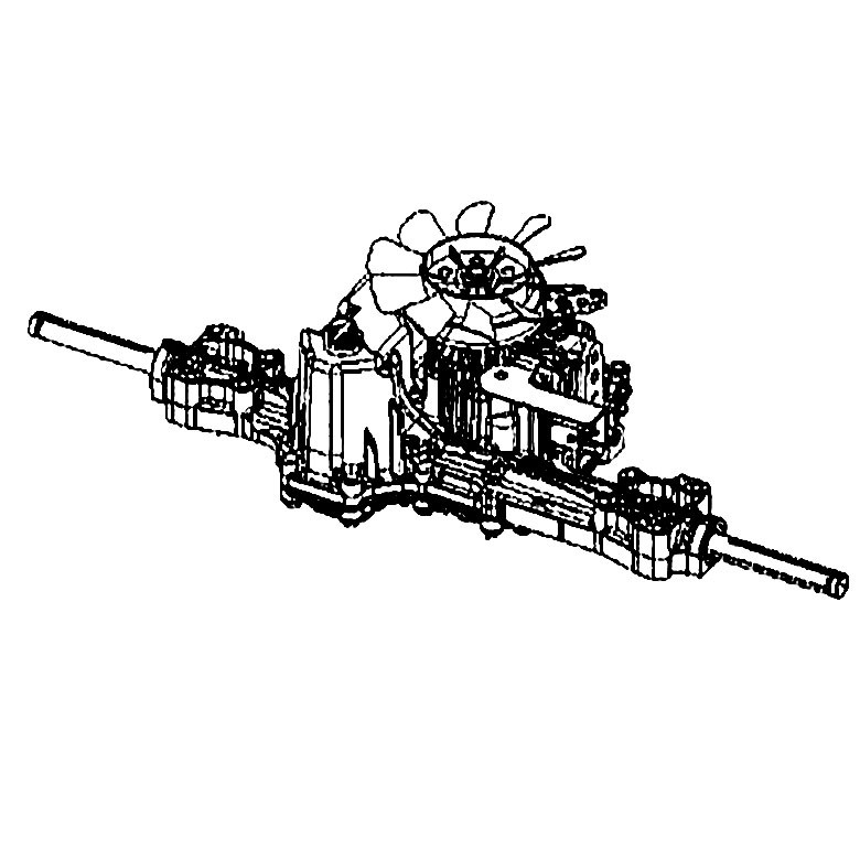 tsx60 X21ページ HUSQVARNA 596038601 Transaxle.K58Aa.Pedal - Genuine part