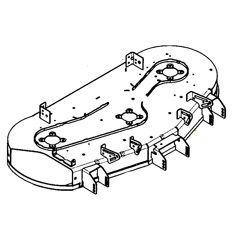 Husqvarna 546104501 - Deck.Shell.Asm.54In Cc.Weld - Genuine Part