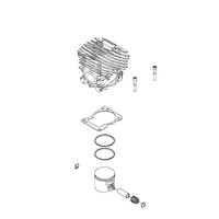 598939405 Cylinder Kit D53 H585 Husqvarna Genuine OEM Part