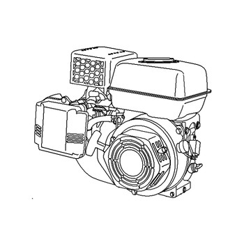 HUSQVARNA Engine Lct 208cc Tiller 590962601 Image 1