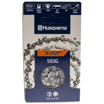 585422162 18 Chn S93g 3/8 Min 050 62dl Husqvarna Genuine OEM Part