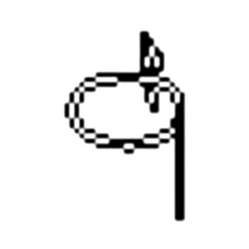 590790401 Spring Platform Holdback - HUSQVARNA Genuine OEM Part