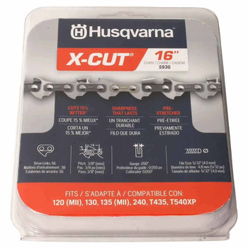 597469556 16 Chn S93G 3/8Min .050 56 Cs Husqvarna Genuine OEM Part