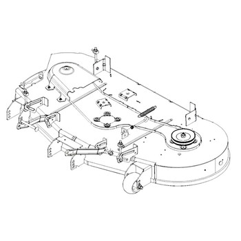 596327301 - 54 In Deck W/Safety Decals - Husqvarna Genuine OEM Part