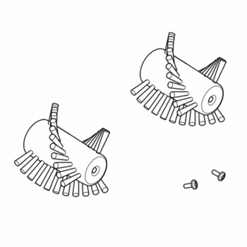 529318801 Ceora Brush Kit Refill 2 Pcs Husqvarna Genuine OEM Part