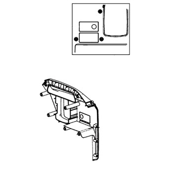 Husqvarna 529997802 - Handle Half Right Spare Part N