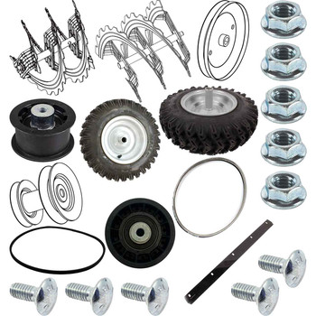 Husqvarna Pulleys & Belts Auger Maintenance With Wheel For ST 330 Snow Blower