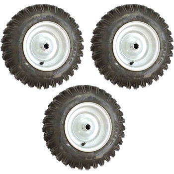 WHEEL ASSY 16X4.80 LH 1.00 Silver Deviation for 432335X417 OEM (3 Pack) For Husqvarna ST 330 Snow Bl
