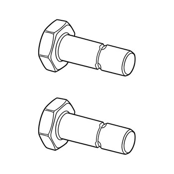 59670HS Husqvarna OEM SCREW HEX HEAD SHOULDER 589263601 (2 Pack)