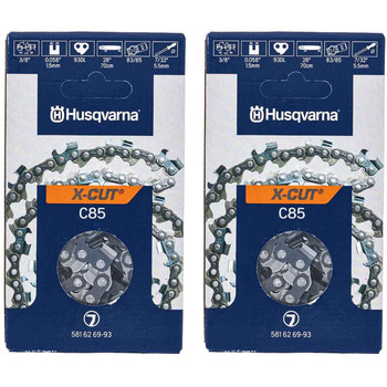 Pack of 2 581626968-PK2 Husqvarna X-CUT C85 Chain 18
