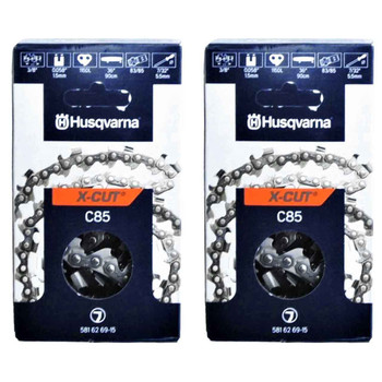 Pack of 2 581626968-PK2 Husqvarna X-CUT C85 Chain 18