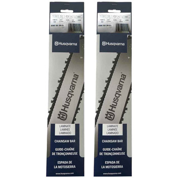 HUSQVARNA Guide Bar  - X -Precision ,16"BAR, 64 DRIVE LINKS, .043"GAUGE, .325" M - 2 PACK