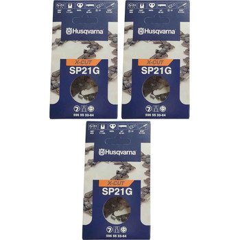 HUSQVARNA Chains - X -PRECISION ,16"BAR, 64 DRIVE LINKS, .043"GAUGE, .325" M  - 3 PACK