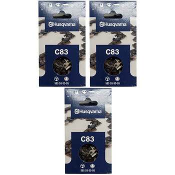 HUSQVARNA Chains - X -CUT C83 ,32"BAR, 105 DRIVE LINKS, .050"GAUGE, 3/8"  - 3 PACK