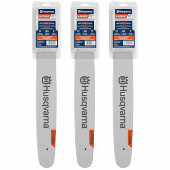 HUSQVARNA Guide Bar  - X -Force ,20"BAR, 80 DRIVE LINKS, .050"GAUGE, .325"   - 3 PACK