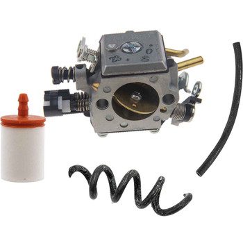 HUSQVARNA 365 COMPLETE CARBURETOR FUEL FILTER-GROMMET-LINES PRIMER BULB KIT OEM