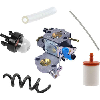 HUSQVARNA 455 COMPLETE CARBURETOR FUEL FILTER-GROMMET-LINES PRIMER BULB KIT OEM