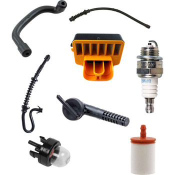 HUSQVARNA 435 AIR-OIL-FUEL FILTERS SPARK PLUG FUEL LINES PRIMER BULB KIT OEM