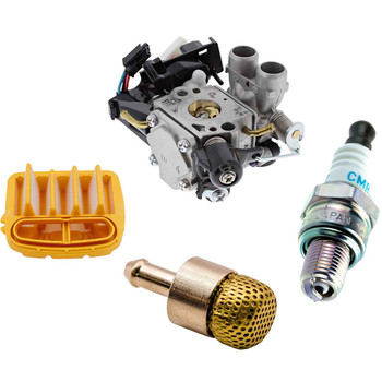 HUSQVARNA 545 COMPLETE CARBURETOR AIR-OIL FILTERS SPARK PLUG KIT OEM