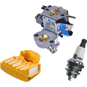 HUSQVARNA 455 COMPLETE CARBURETOR AIR-OIL FILTERS SPARK PLUG KIT OEM