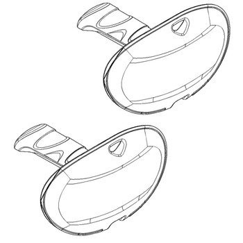 Husqvarna OEM HANDLE-R-COMP (R-T450331101) 527879801 (2 Pack)