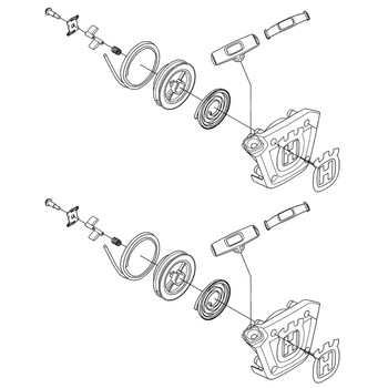 Husqvarna OEM RECOIL ASSEMBLY, 590 BLOWER 535512201 (2 Pack)