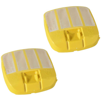 Husqvarna OEM AIR FILTER NYLON 44M YELLOW 575789402 (2 Pack)