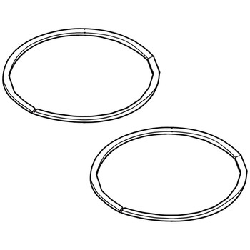 Husqvarna OEM PISTON RING HK, 53X1.2 535518401 (2 Pack)
