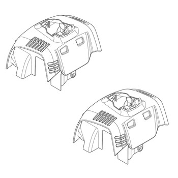 Husqvarna OEM CYLINDER COVER 597697401 (2 Pack)