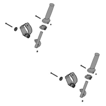 Husqvarna OEM ASSEMBLY GRIP 577339901 (2 Pack)