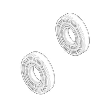 Husqvarna OEM BEARING 531147154 (2 Pack)