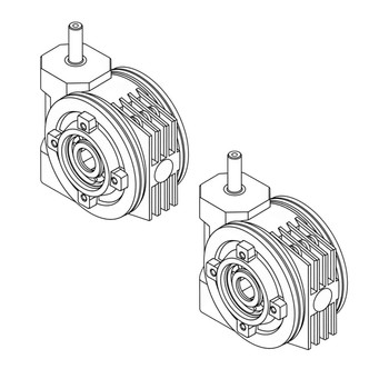 Husqvarna OEM WORM GEAR 576906201 (2 Pack)