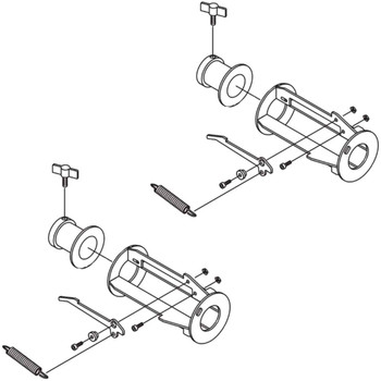 Husqvarna OEM REEL REEL ADJUSTMENT KIT WITH 597712701 (2 Pack)