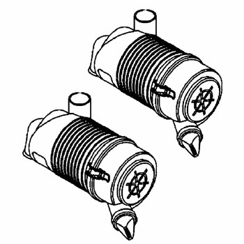 Husqvarna OEM AIR CLEANER ASSY YAMAHA PN: 7U 596849901 (2 Pack)