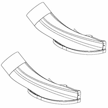 Husqvarna OEM LOWER CHUTE 60" MPP 546317101 (2 Pack)
