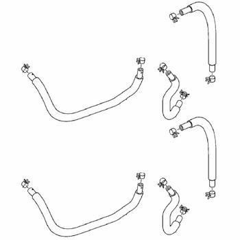 Husqvarna OEM HOSE KIT FUEL PUMP HOSE KIT 596891801 (2 Pack)