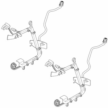 Husqvarna OEM WIRING ASSEMBLY RH W/ BRACKET 536179701 (2 Pack)