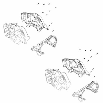 Husqvarna OEM HOUSING ASSEMBLY KIT 536873901 (2 Pack)