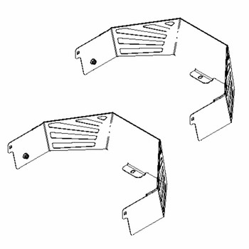 Husqvarna OEM GUARD HEAT SHIELD,RZ,21IN FRAM 586214416 (2 Pack)