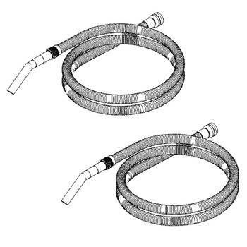 Husqvarna OEM HOSE KIT SUCTION HOSE 32X350 596721001 (2 Pack)