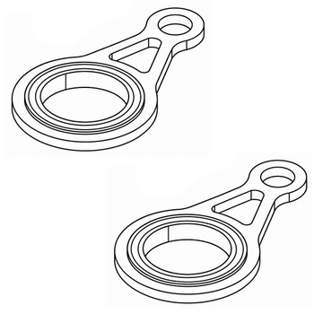 Husqvarna OEM CONNECTING ROD ASSY 582363101 (2 Pack)