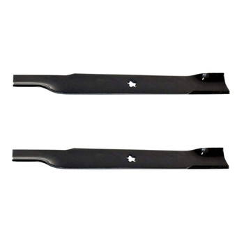 Husqvarna OEM 21" STAR HOLE HI-LIFT BLADE 539113312 (2 Pack)