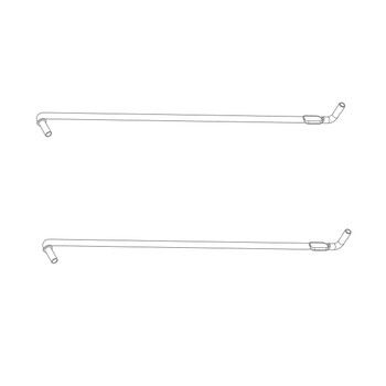 Husqvarna OEM ROD SEAT STAY CLEAR ZINC 590507202 (2 Pack)