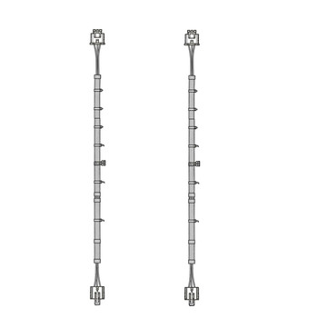 Husqvarna OEM HARNESS.CHAS.TEX.SIS.FBAT.TWIN 585216001 (2 Pack)