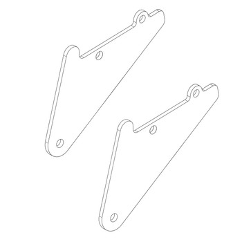 Husqvarna OEM FRAME - BRACKET 599908501 (2 Pack)