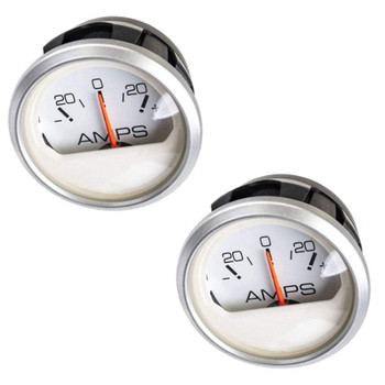 Husqvarna OEM GAUGE.AMMETER.SILVER/WHITE 587553903 (2 Pack)