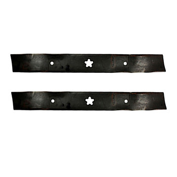 Husqvarna OEM 36" STAR HOLE MULCH BLADE 532140101 (2 Pack)
