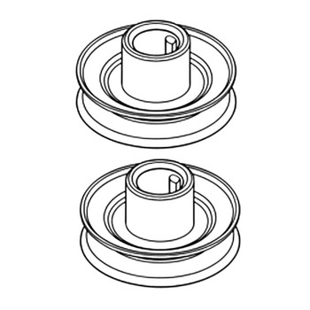 Husqvarna OEM PULLEY.ENGINE.RZ.W/VANGUARD 588475801 (2 Pack)