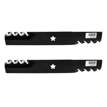Husqvarna OEM 17.75" STAR HOLE GATOR BLADE 575240701 (2 Pack)